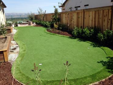 Artificial Grass Photos: Artificial Turf Installation Stirling City, California Outdoor Putting Green, Backyard Design