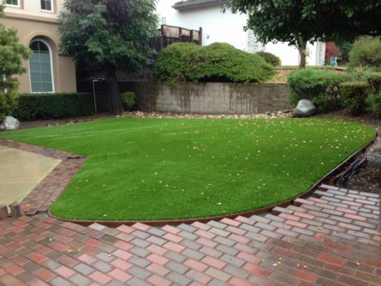 Artificial Grass Photos: Fake Grass Anderson, California Landscape Rock, Front Yard Landscaping