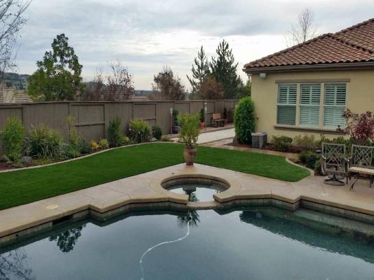 Artificial Grass Photos: Fake Grass Carpet Greenville, California Lawn And Landscape, Above Ground Swimming Pool