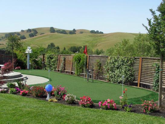 Artificial Grass Photos: Grass Installation Old Station, California Golf Green, Beautiful Backyards