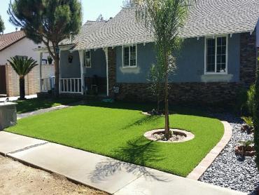 Artificial Grass Photos: Synthetic Grass Yreka, California Lawn And Landscape, Front Yard Design
