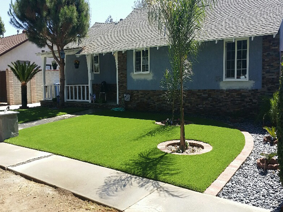 Synthetic Grass Yreka California Lawn, Synthetic Grass Landscape Ideas