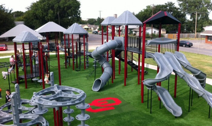 Artificial Grass for Playgrounds in Redding